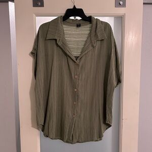 Emery Rose Ribbed Knit Top 1XL